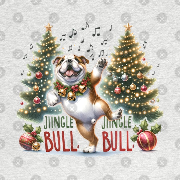 Bulldog Jingle Bull by  Big Foot Shirt Shop